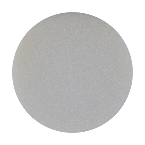 429G - 4" White Soft Standard Foam Pad - Final Finishing