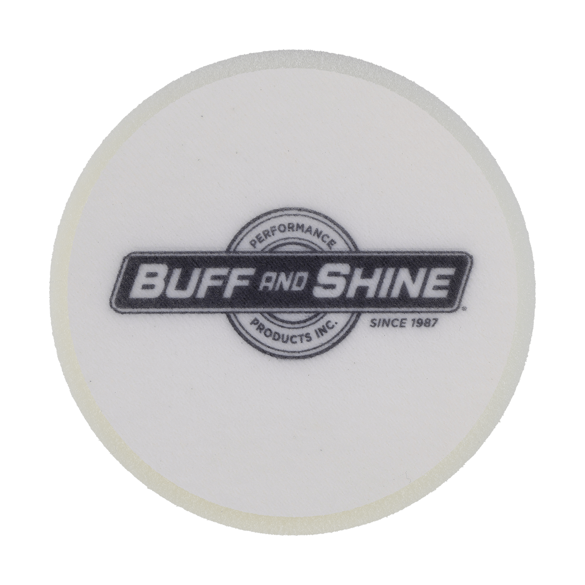 429G - 4" White Soft Standard Foam Pad - Final Finishing