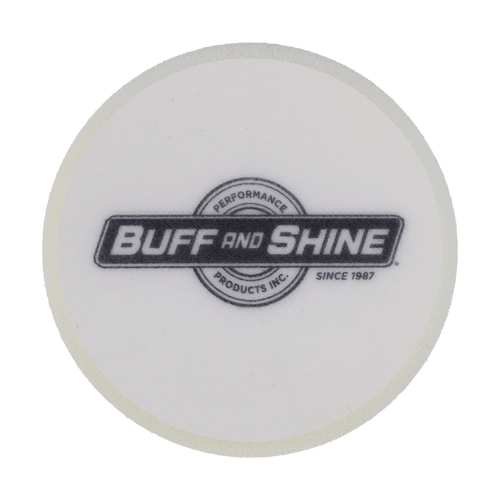 429G - 4" White Soft Standard Foam Pad - Final Finishing