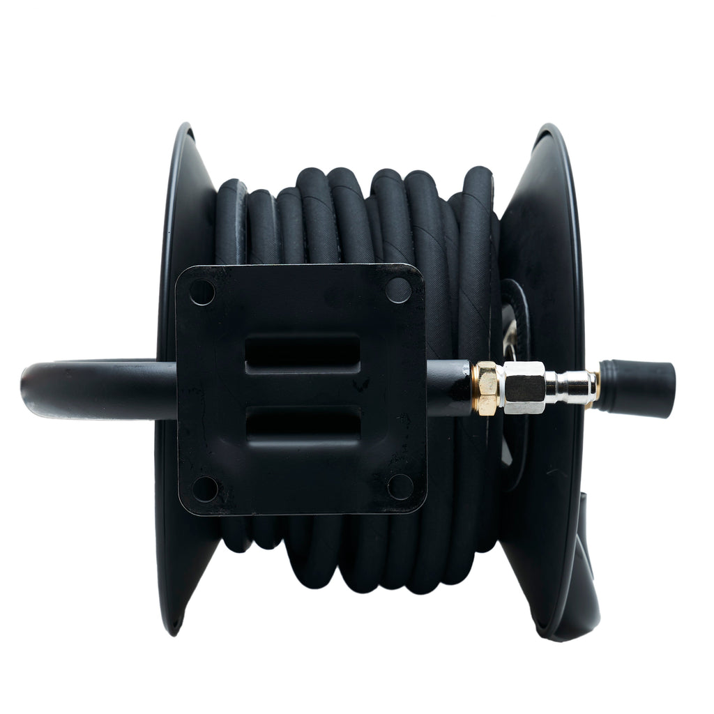 100' PROFESSIONAL HOSE REEL BUNDLE- 100' BLACK