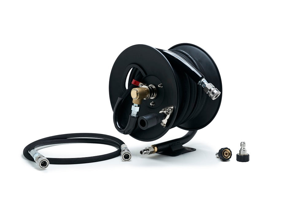 100' PROFESSIONAL HOSE REEL KIT- 100' BLACK