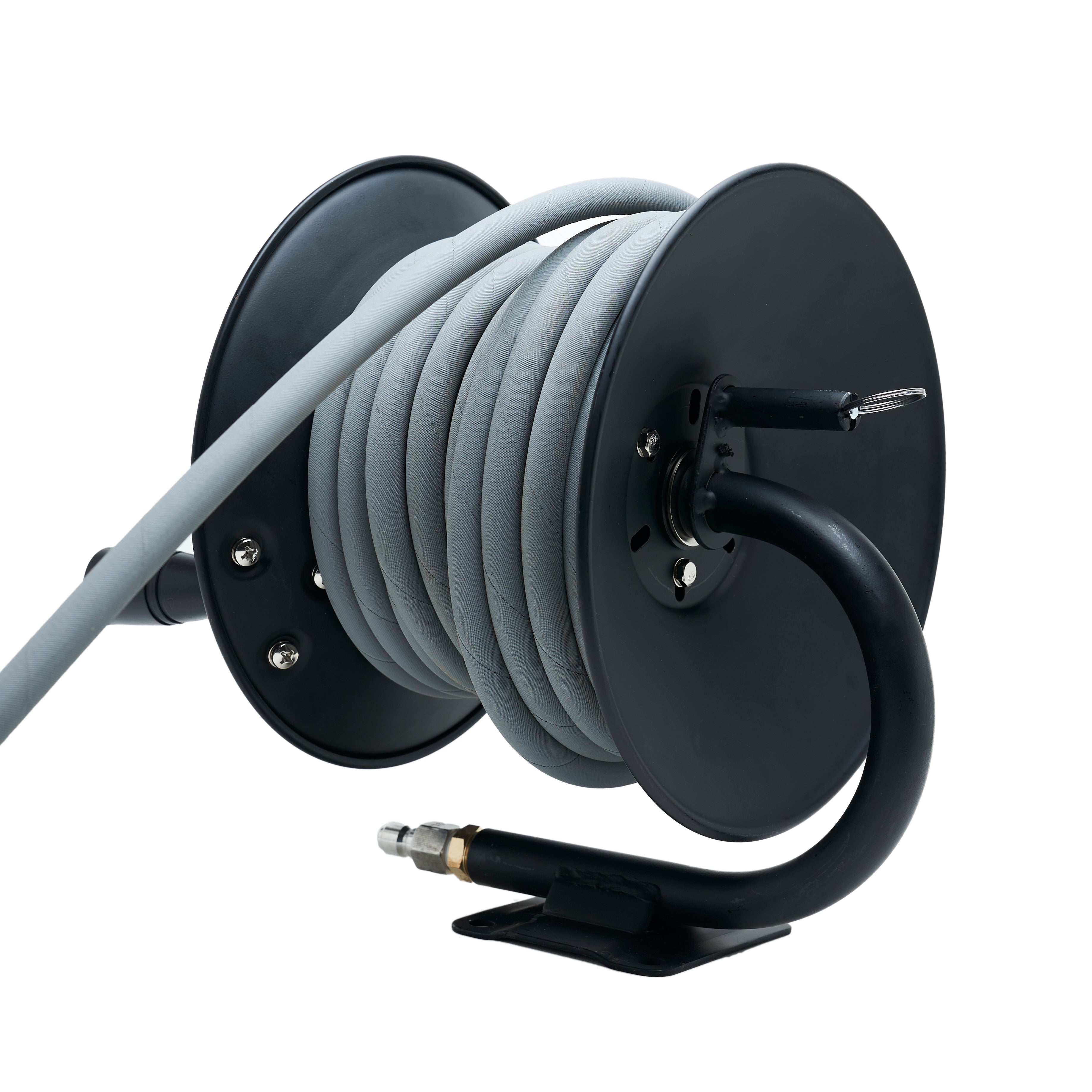 Veloci Performance Products | 50' Premium Hose Reel Kit (Grey)