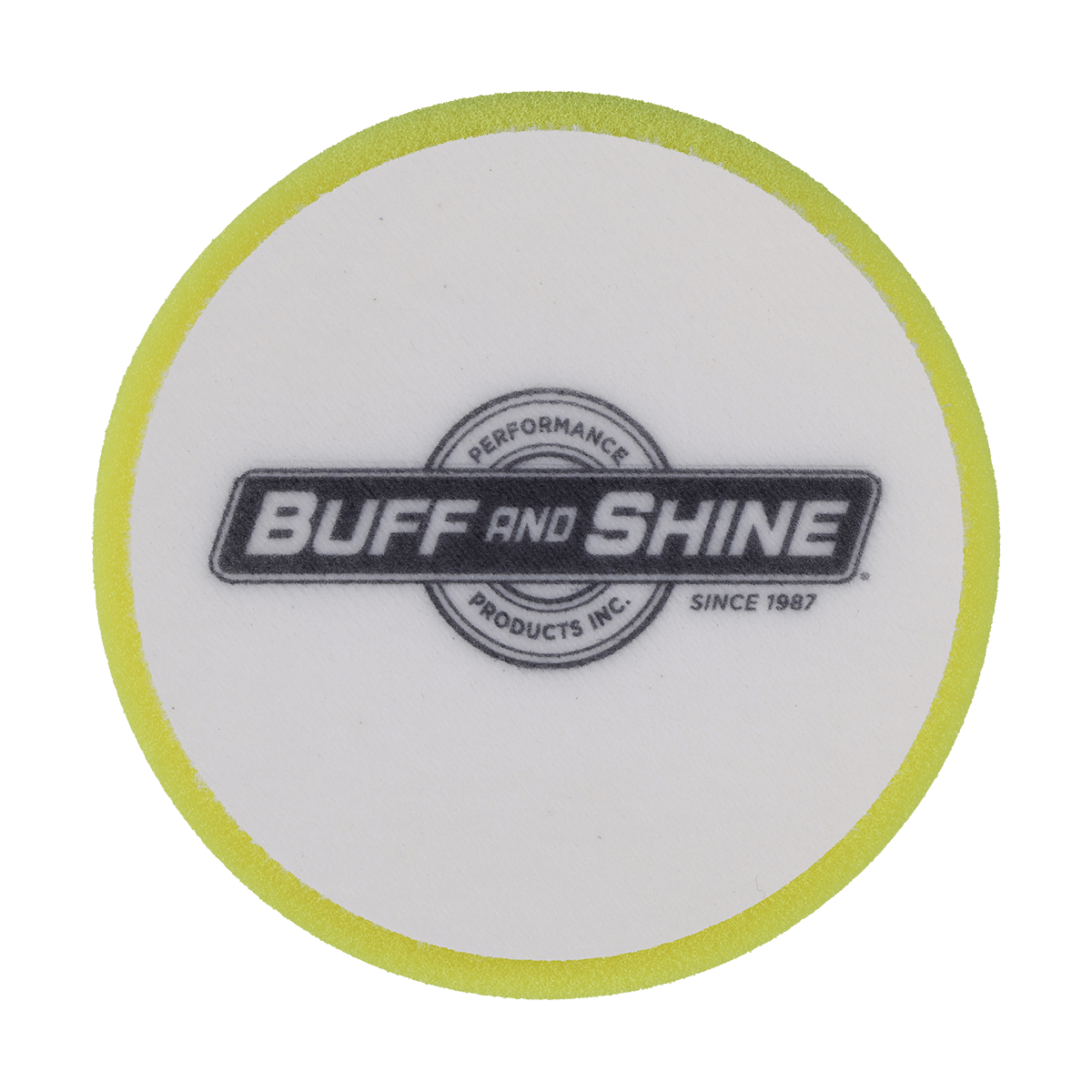 431G - 4" Yellow High Density Standard Foam Pad - Polishing