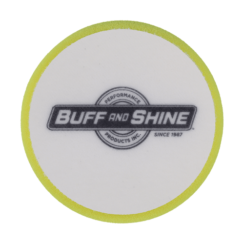 431G - 4" Yellow High Density Standard Foam Pad - Polishing