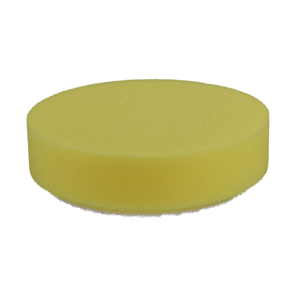431G - 4" Yellow High Density Standard Foam Pad - Polishing