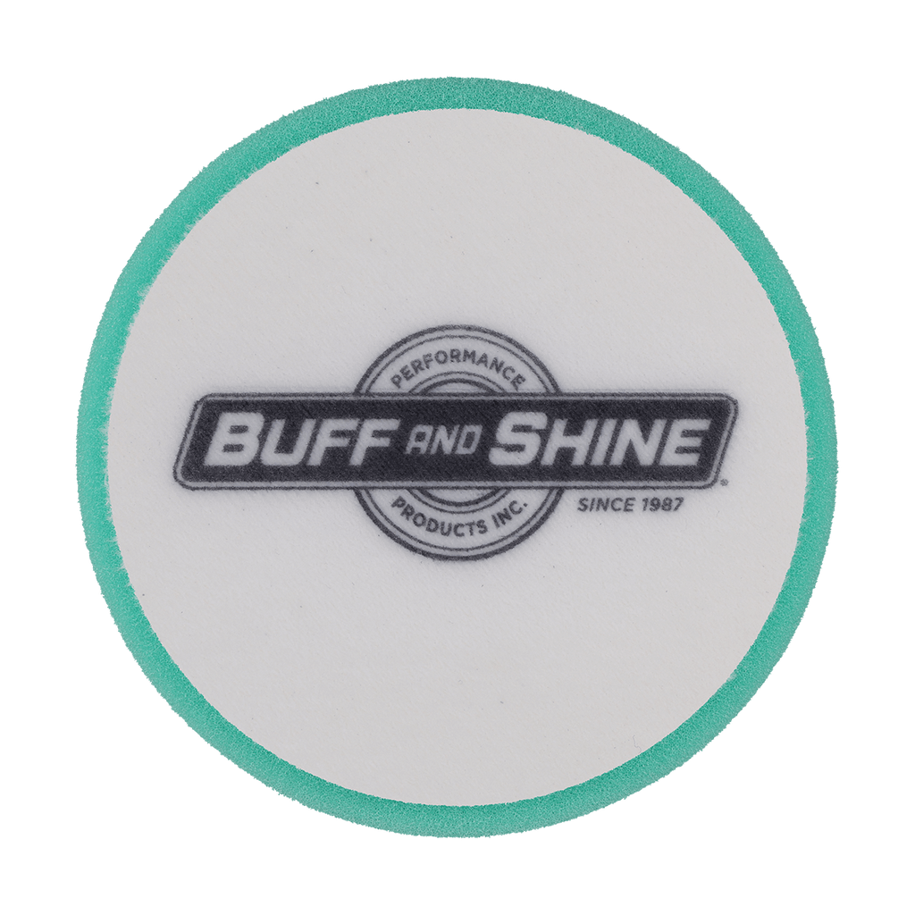 440G - 4" Green Soft Standard Foam Pad - Medium Cut