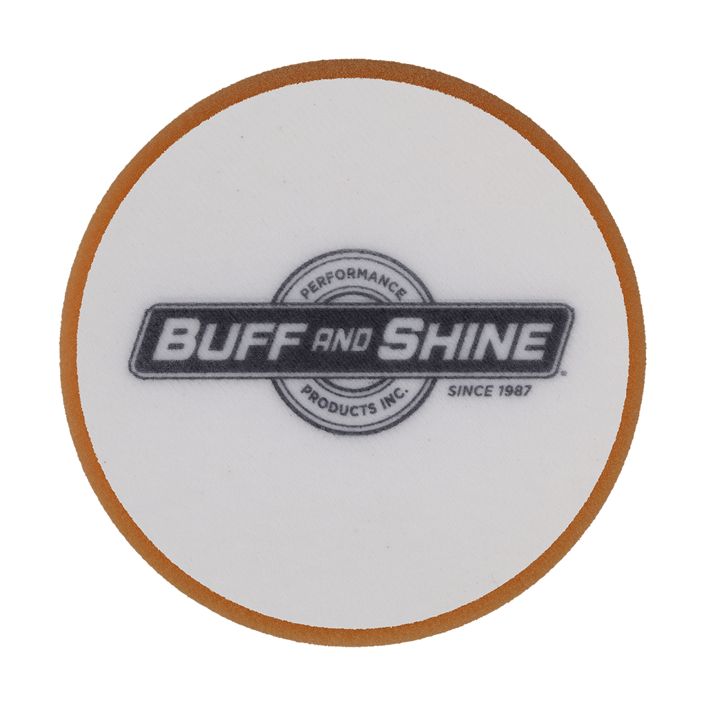 480G - 4" Orange High Density Standard Foam Pad - Heavy Polishing