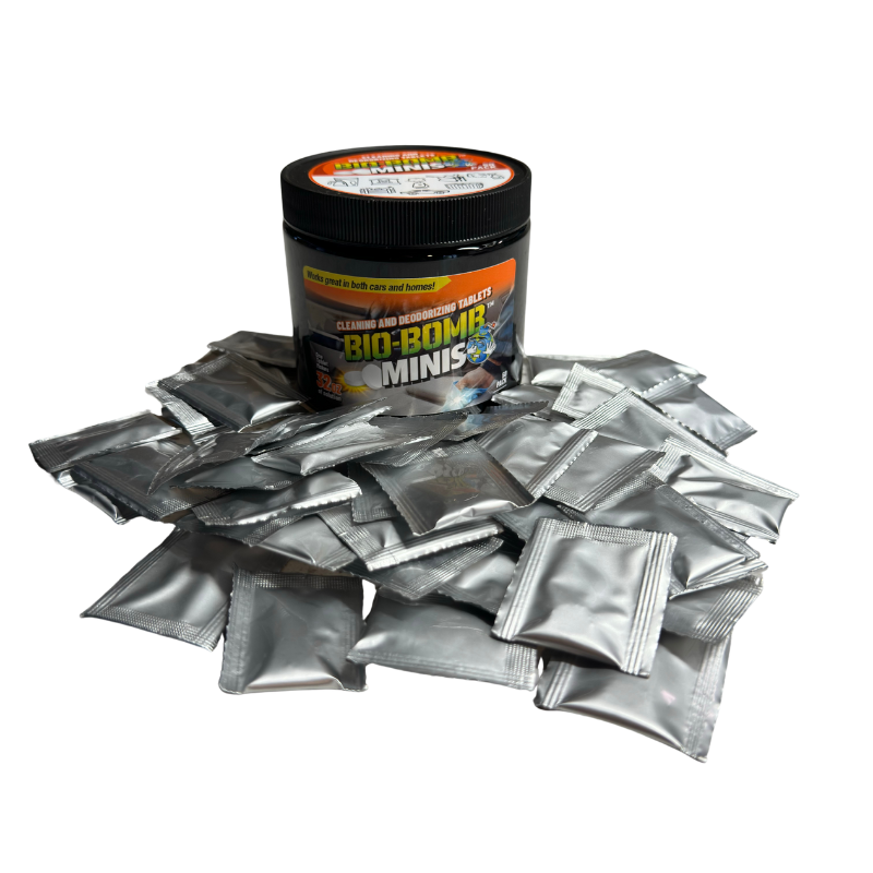 Bio-Bomb Minis: Dissolvable Cleaning & Deodorizing Tablets