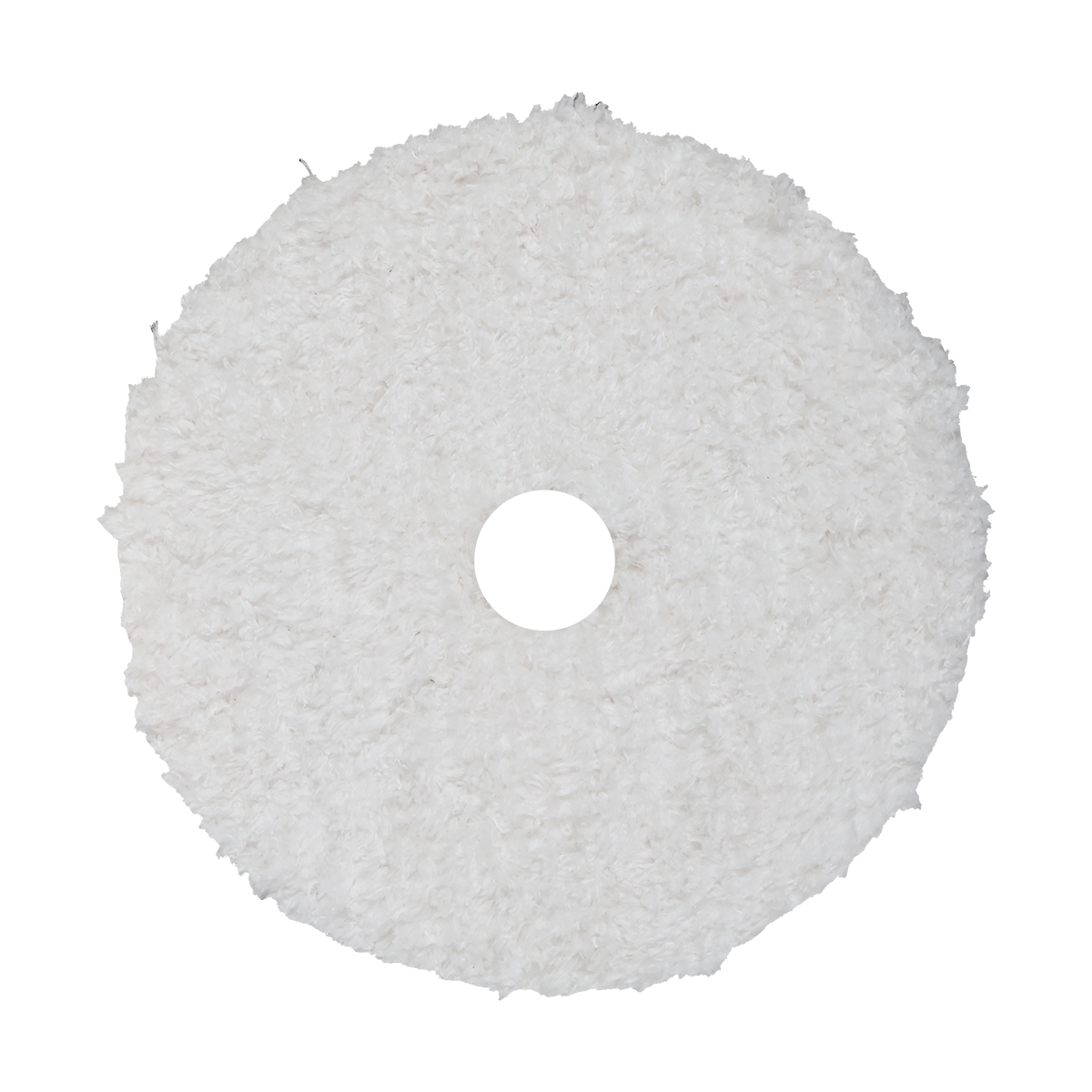 512MFP - 5" URO Fiber® Microfiber Pad (White Fibers) Light Blue Foam Interface (Edge Bevel) - Cutting