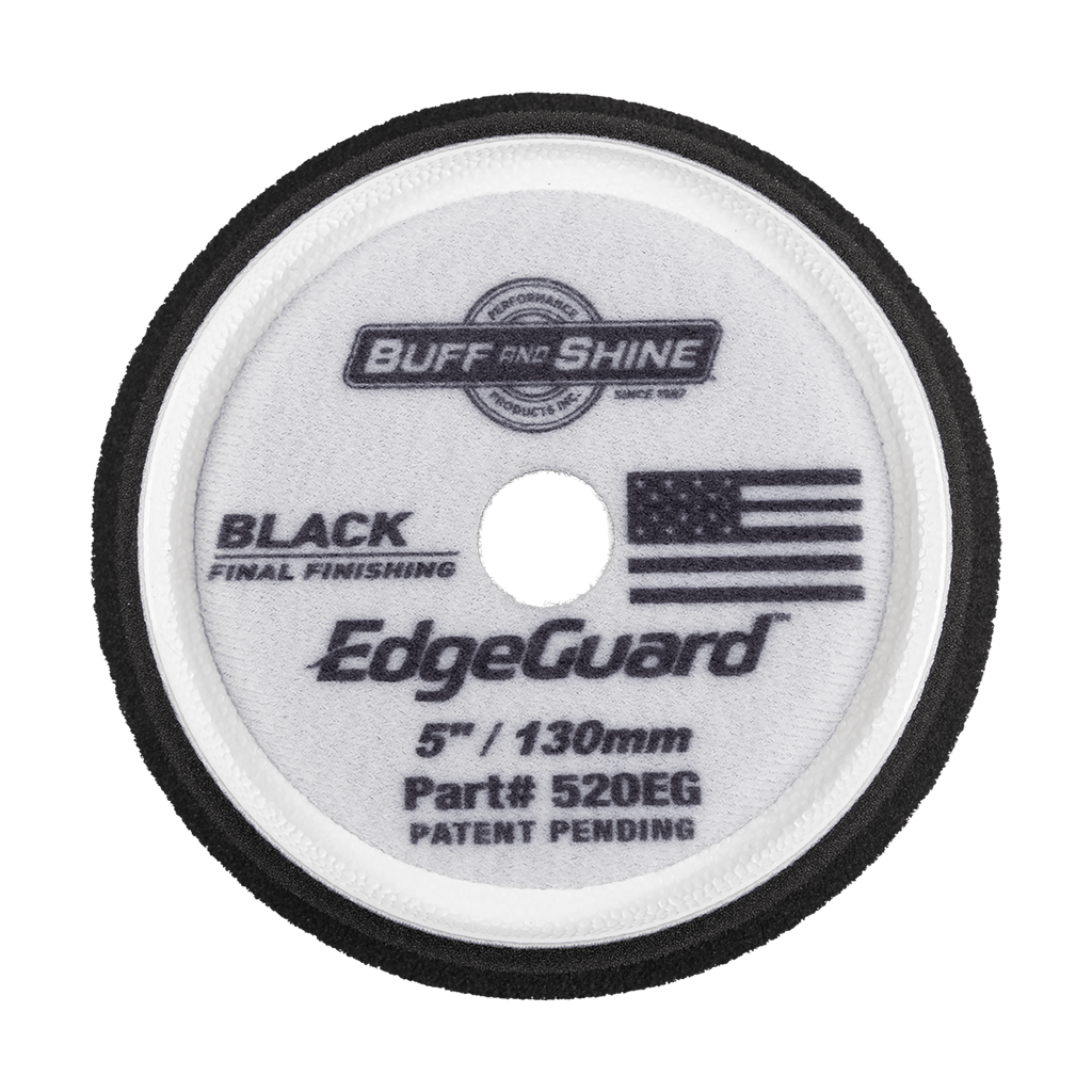520EG - 5" Black EdgeGuard™ Foam Pad - Final Finishing
