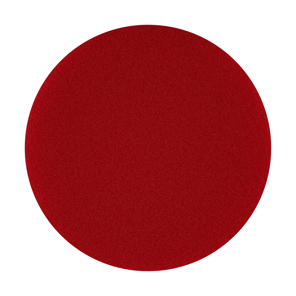 521G - 5" Red Soft Standard Foam Pad - Final Finishing