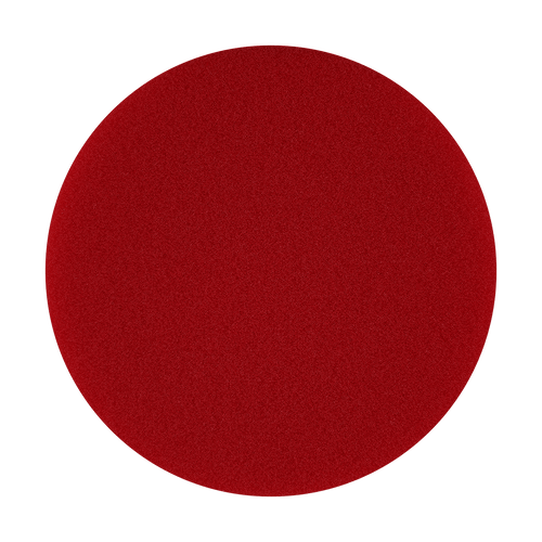 521G - 5" Red Soft Standard Foam Pad - Final Finishing
