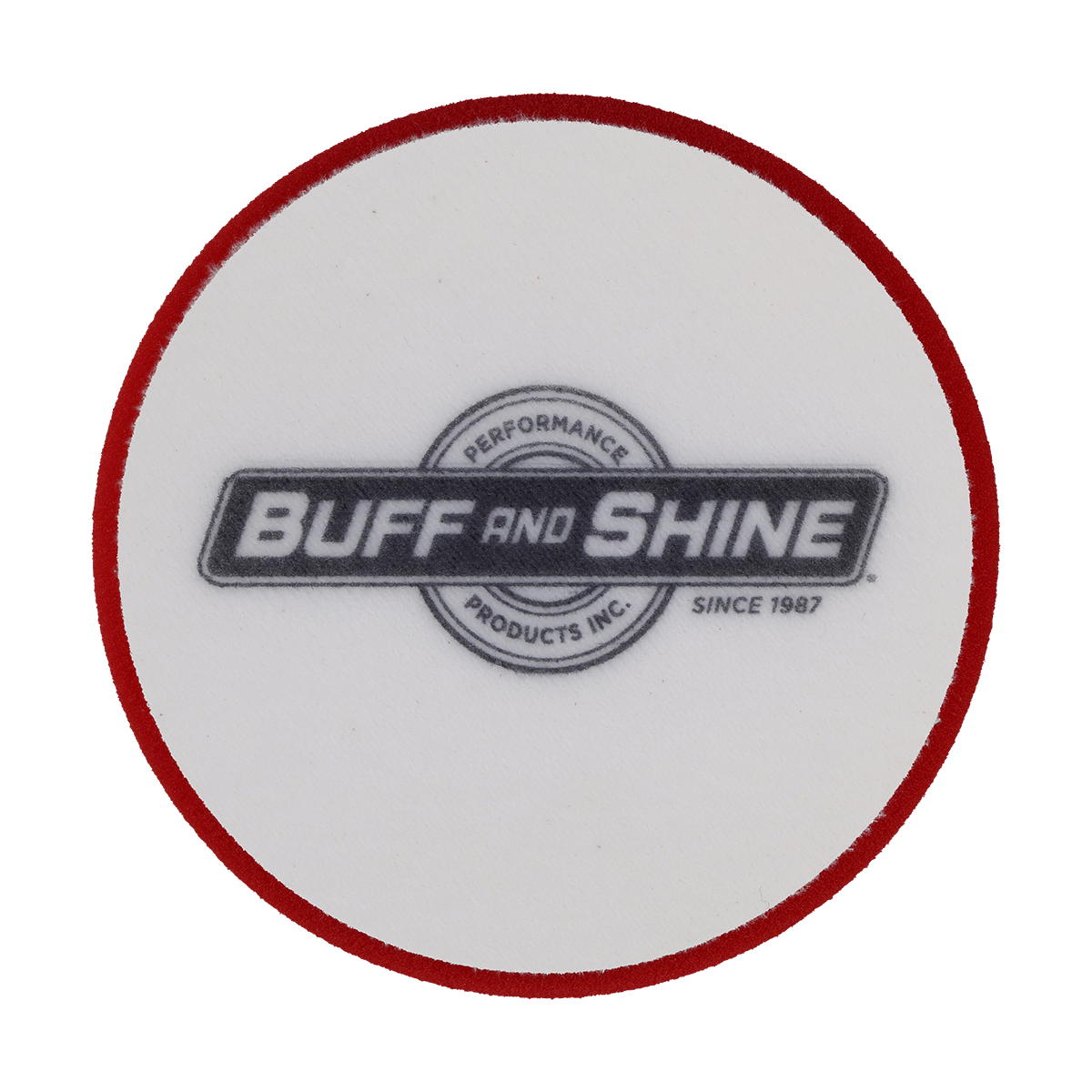 521G - 5" Red Soft Standard Foam Pad - Final Finishing