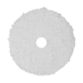 522MFP - 5" URO Fiber® Microfiber Pad (White Fibers) Dark Yellow Foam Interface (Edge Bevel) - Polishing
