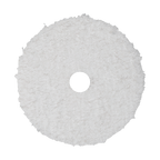 522MFP - 5" URO Fiber® Microfiber Pad (White Fibers) Dark Yellow Foam Interface (Edge Bevel) - Polishing