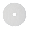 532MFP - 5" URO Fiber® Microfiber Pad (White Fibers) White Foam Interface (Edge Bevel) - Final Finishing
