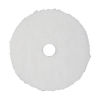 532MFP - 5" URO Fiber® Microfiber Pad (White Fibers) White Foam Interface (Edge Bevel) - Final Finishing