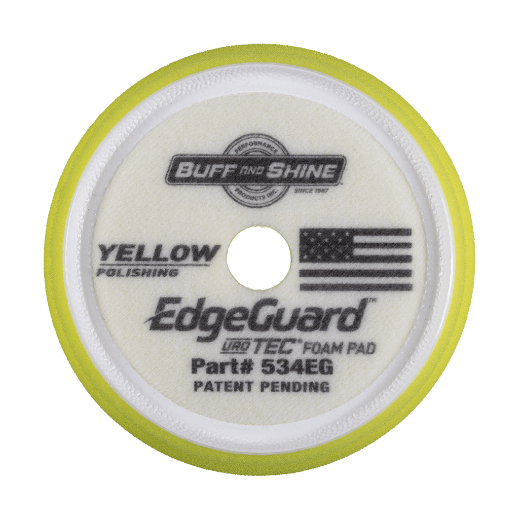534EG - 5" Yellow EdgeGuard™ Foam Pad - Polishing