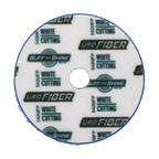 542MFP - 5" URO Fiber® Microfiber Pad (White Fibers) Blueberry Foam Interface (Edge Bevel) - Cutting