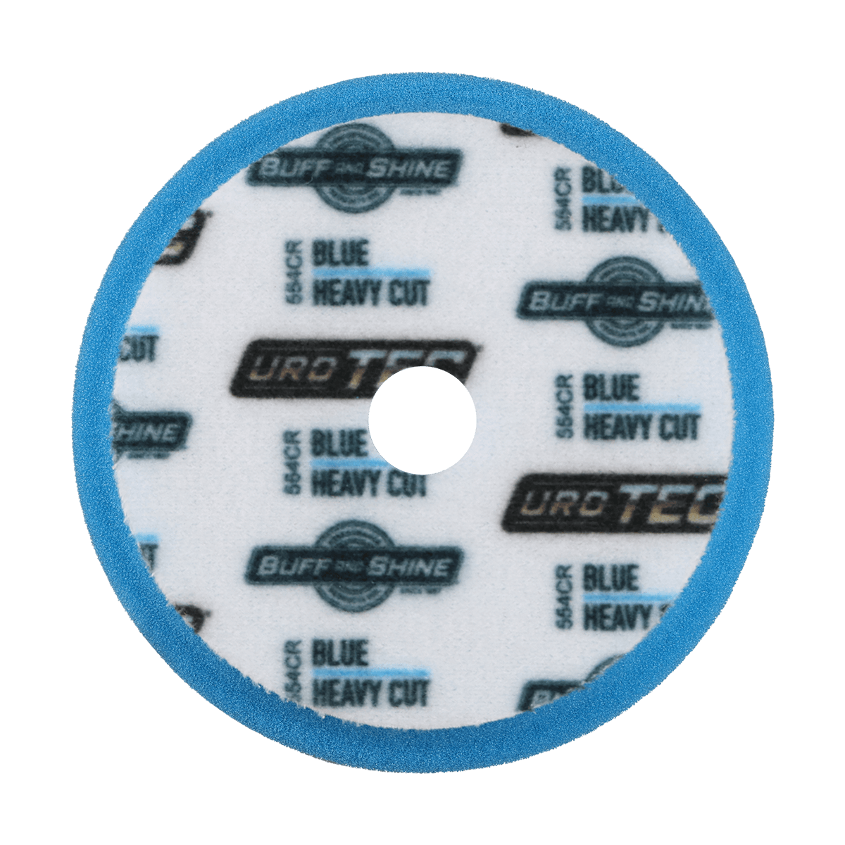 554CR - 5" Blue Coarse URO TEC® Foam Pad - Heavy Cut