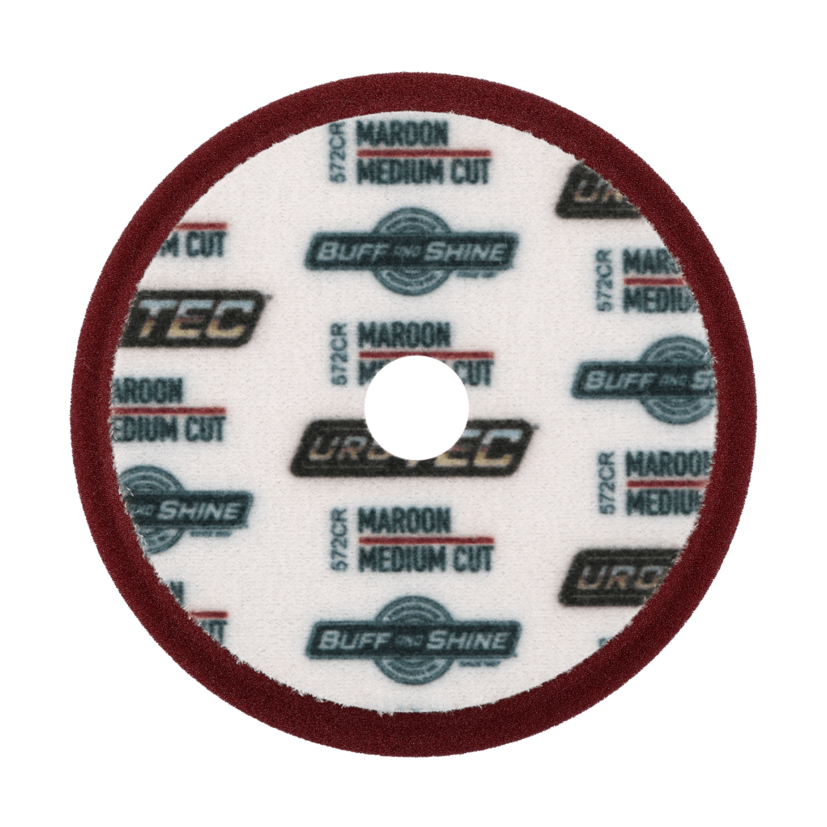 572CR - 5" Maroon URO TEC® Foam Pad - Medium Cut