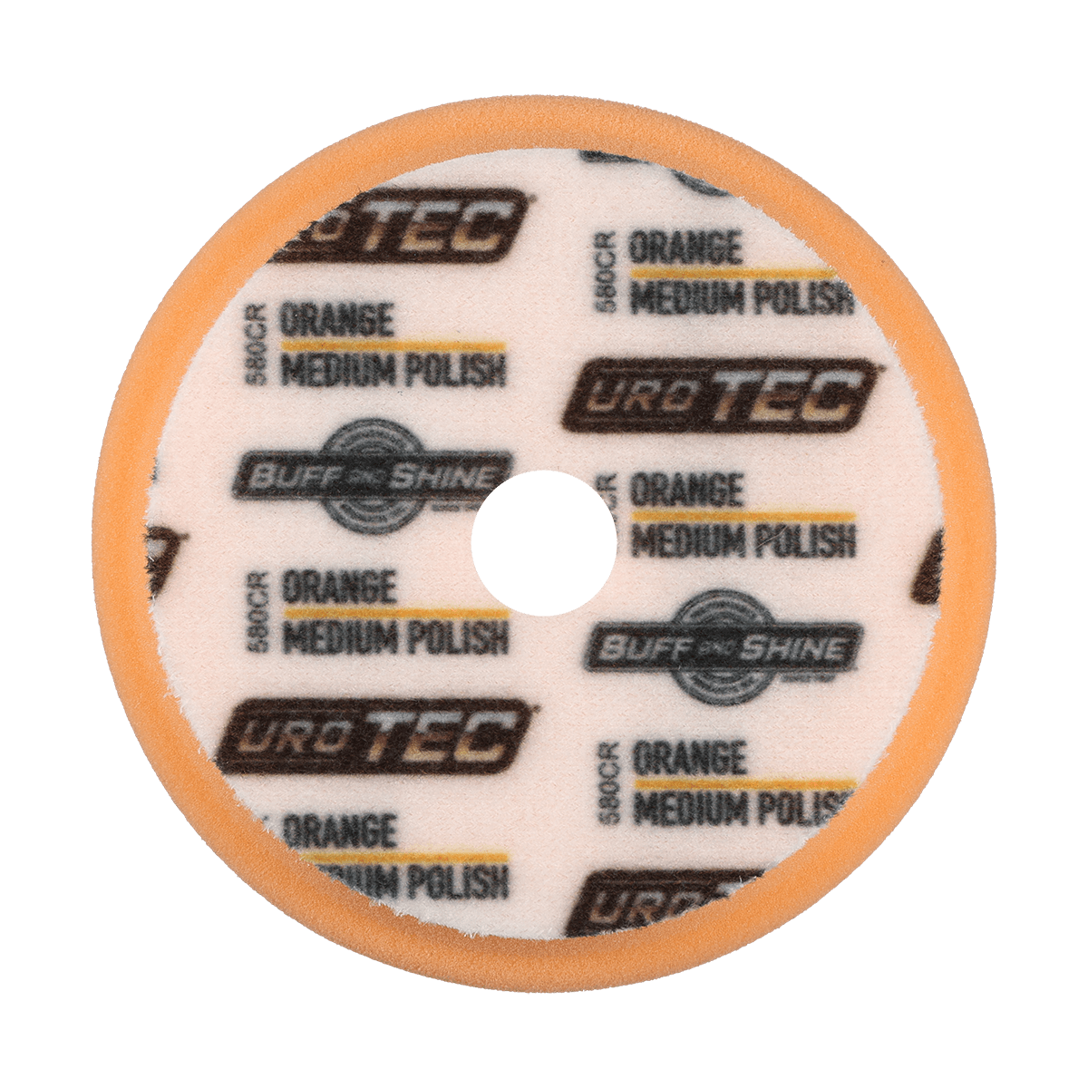 580CR - 5" Orange URO TEC® Foam Pad - Medium Polishing
