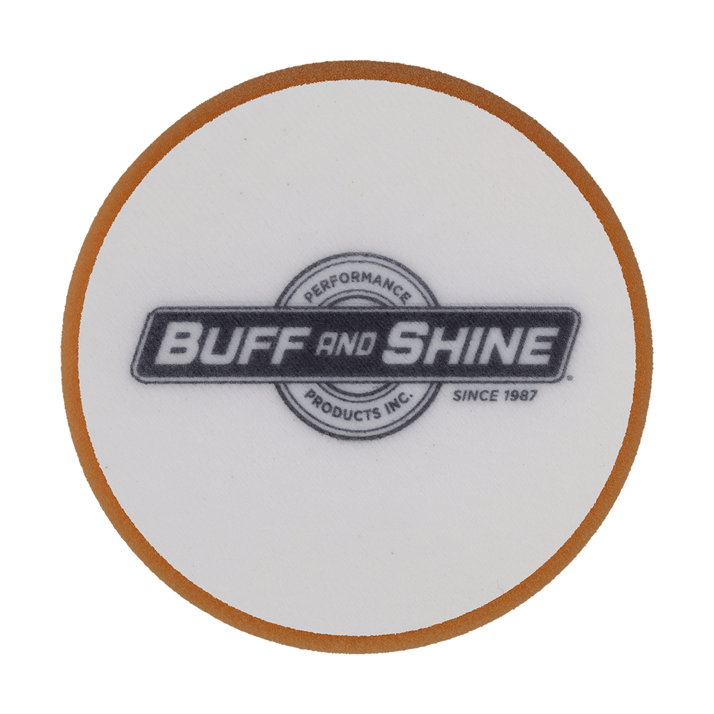 580G - 5" Yellow High Density Standard Foam Pad - Heavy Polishing