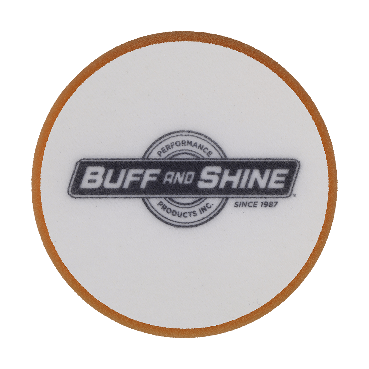 580G - 5" Yellow High Density Standard Foam Pad - Heavy Polishing