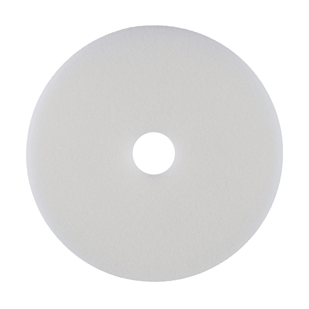 592EG - 5" White EdgeGuard™ Foam Pad - Polishing/Finishing