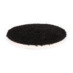592MFP-BK - 5" URO Fiber® Microfiber Pad (Black Fibers) White Foam Interface - Finishing