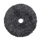 592MFP - 5" URO Fiber® Microfiber Pad (Black/White Fibers) White Foam Interface - Cutting