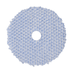 5KFWBW - 5" Blue/White 100% Knitted Wool (Edge Bevel) URO Wool® Pad - Cutting