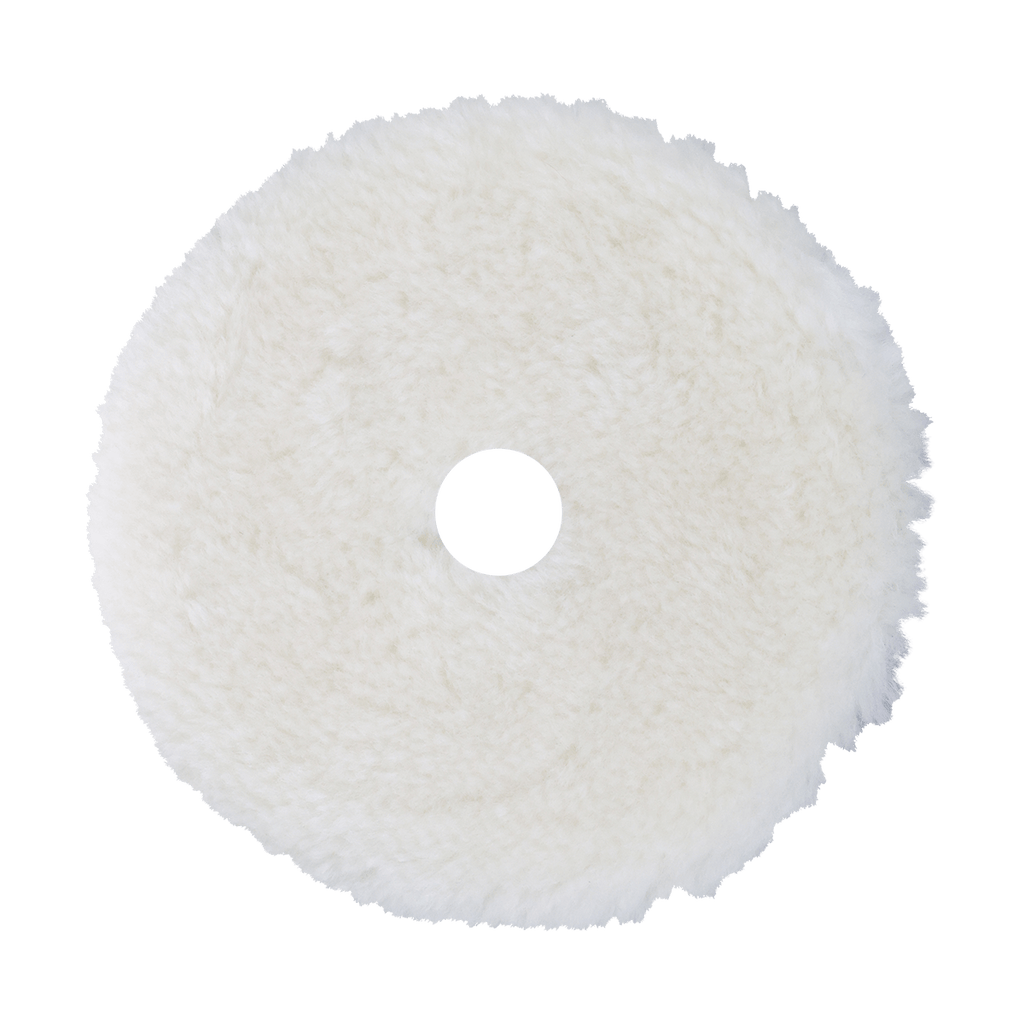 5KFWH - 5" Natural 100% Knitted Wool (Edge Bevel) URO Wool® Pad - Heavy Pile Cutting