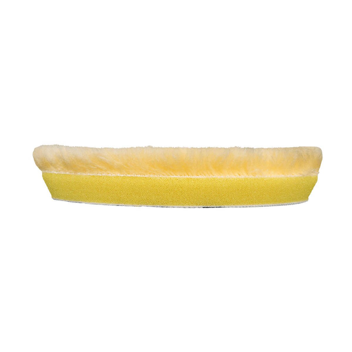 5KFWY - 5" Yellow Knitted Wool (Edge Bevel) URO Wool® Pad - Polishing