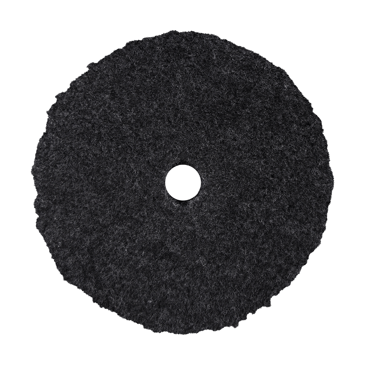 5KWB - 5" Grey Knitted Wool Blend URO Wool® Pad - Cutting