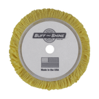 601GY - 6" Yellow Wool Blend (4 Ply Twist) Grip Wool Pad - Polishing