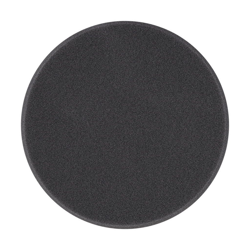 612G - 6" Black Soft Standard Foam Pad - Final Finishing