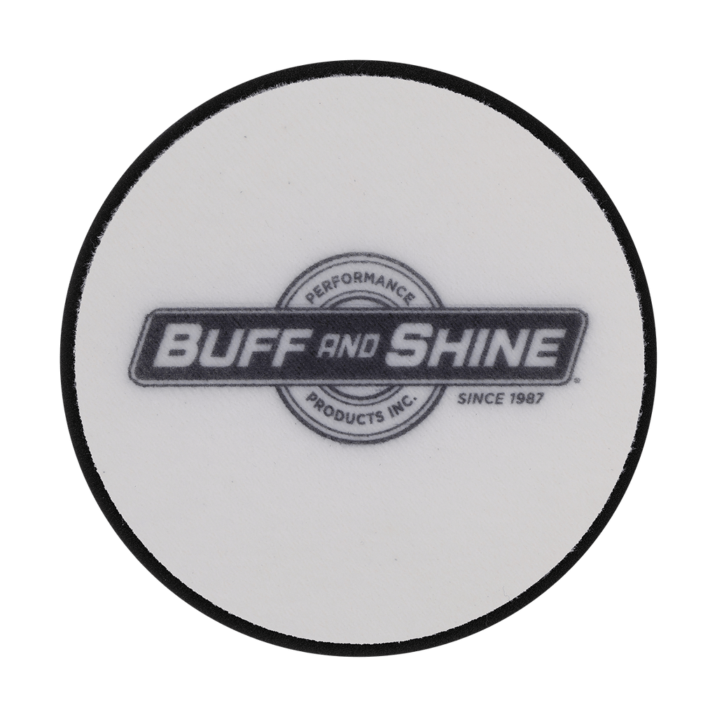612G - 6" Black Soft Standard Foam Pad - Final Finishing