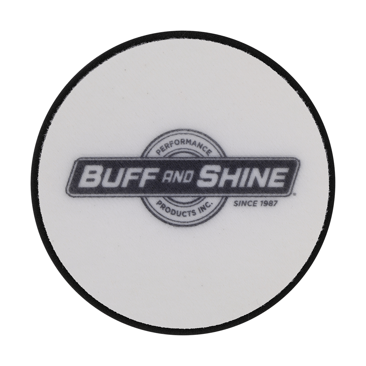612G - 6" Black Soft Standard Foam Pad - Final Finishing