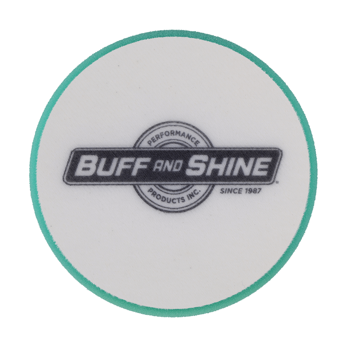 614G - 6" Green Soft Standard Foam Pad - Medium Cut
