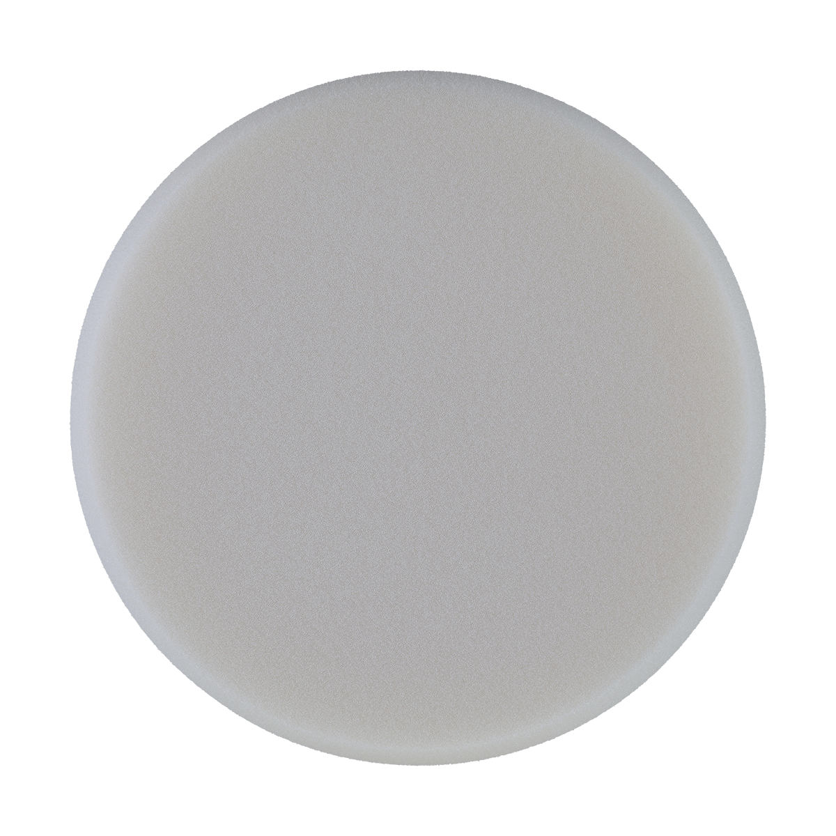 619G - 6" White Soft Standard Foam Pad - Final Finishing