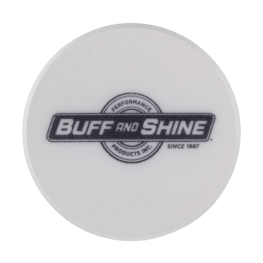 619G - 6" White Soft Standard Foam Pad - Final Finishing