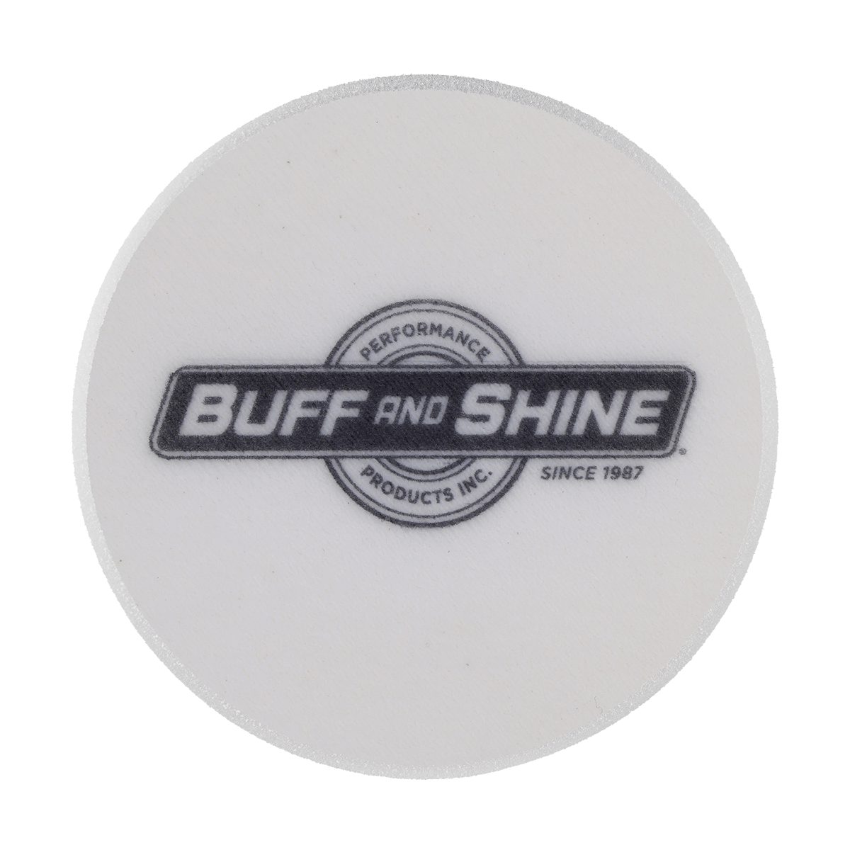619G - 6" White Soft Standard Foam Pad - Final Finishing