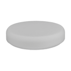 619G - 6" White Soft Standard Foam Pad - Final Finishing