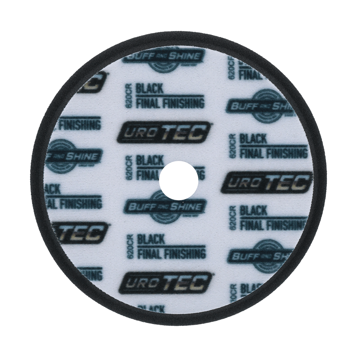 620CR - 6" Black URO TEC® Foam Pad - Final Finishing