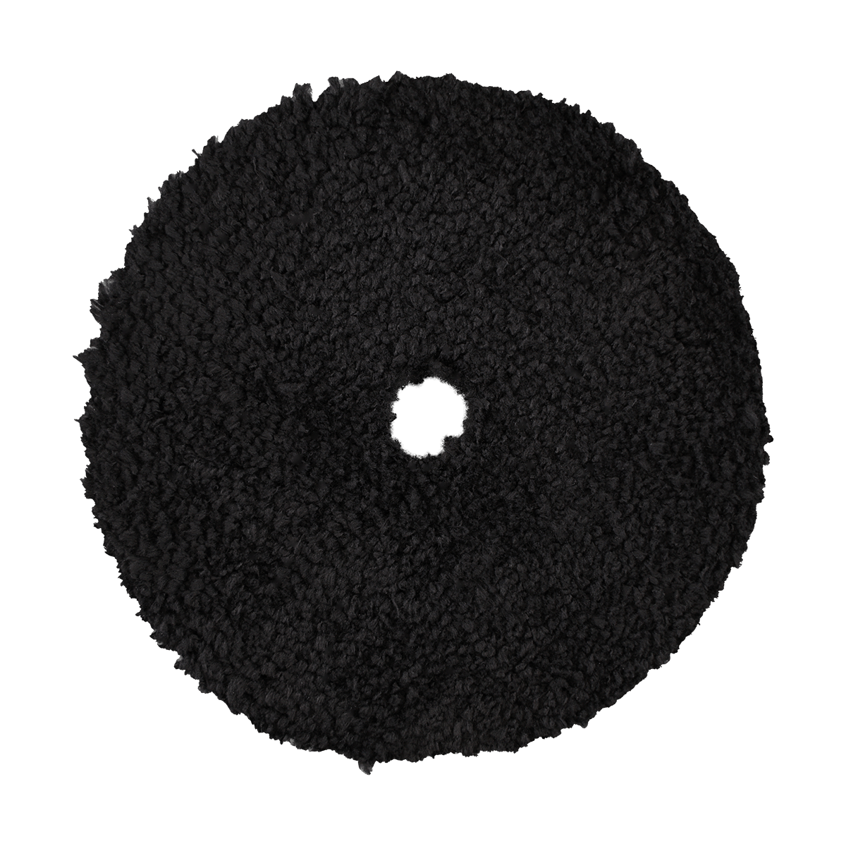 620MFP - 6" Black Standard Microfiber Pad with Black Foam Interface - Finishing