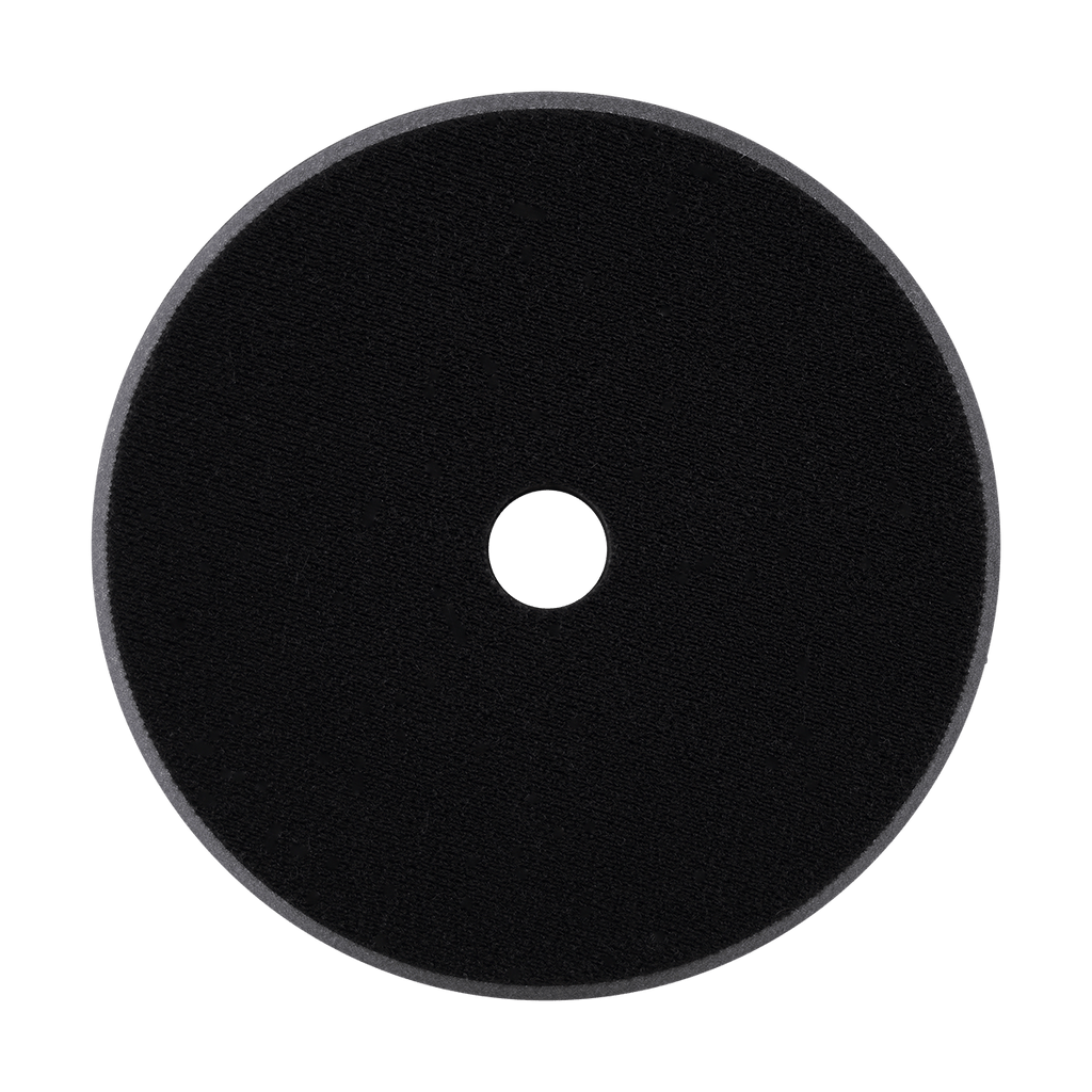 620MFP - 6" Black Standard Microfiber Pad with Black Foam Interface - Finishing