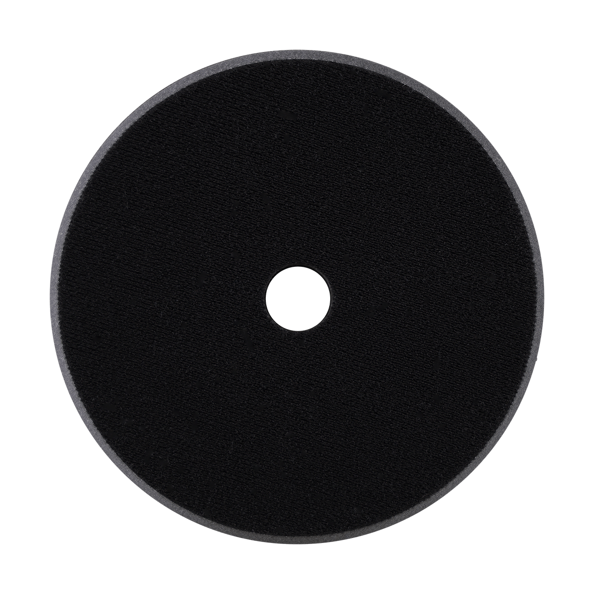 620MFP - 6" Black Standard Microfiber Pad with Black Foam Interface - Finishing