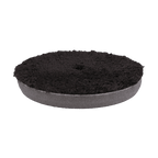 620MFP - 6" Black Standard Microfiber Pad with Black Foam Interface - Finishing