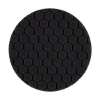 620RH - 6" Black Soft Foam Center Ring Pad (Hex Face) - Final Finishing